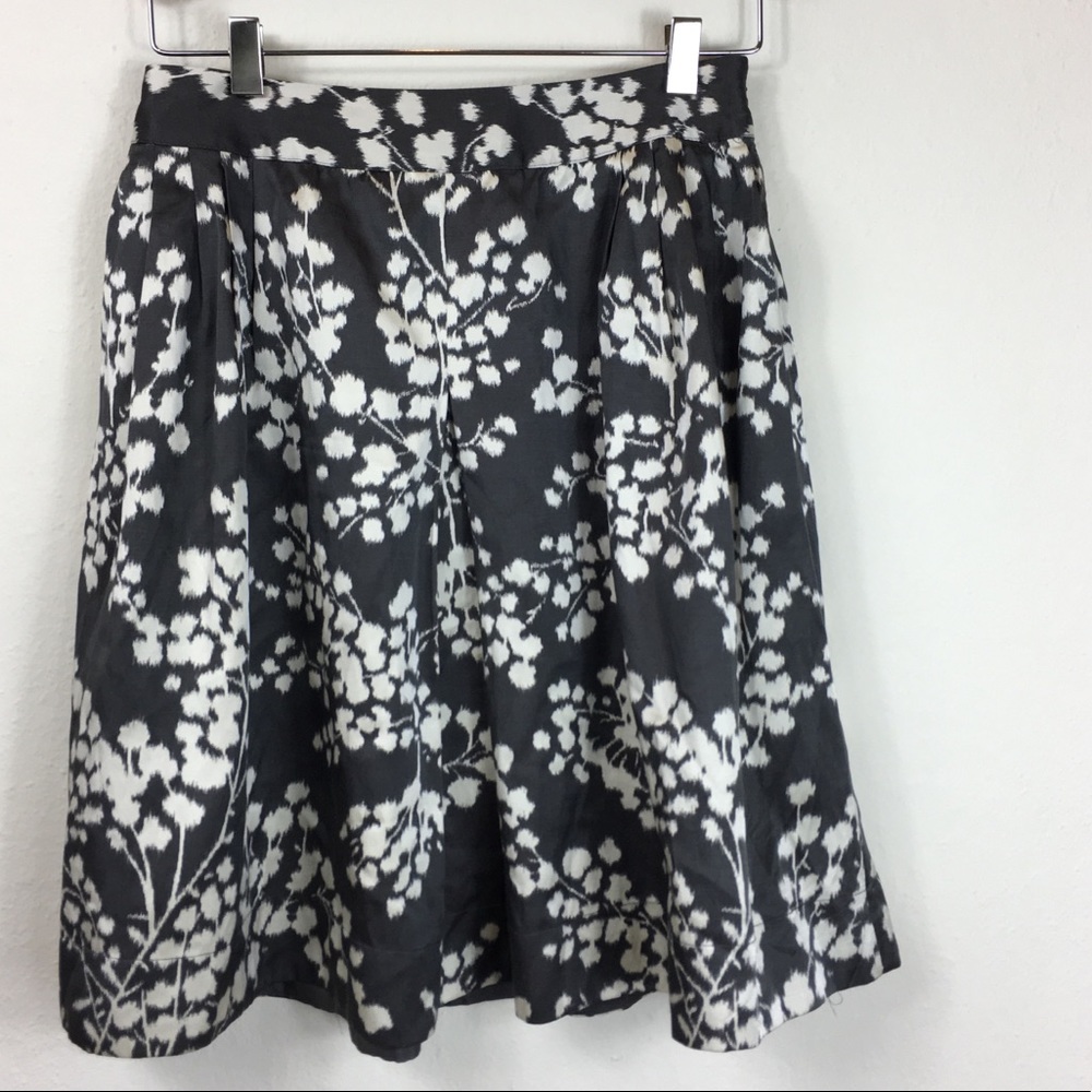 MOULINETTE SOEURS silk blend a-line floral skirt 0